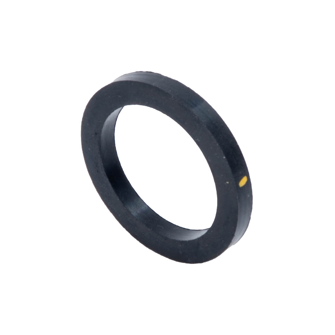 Black round ring on white background