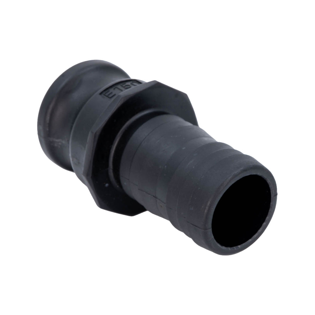 Black Hosetail camlock on white background