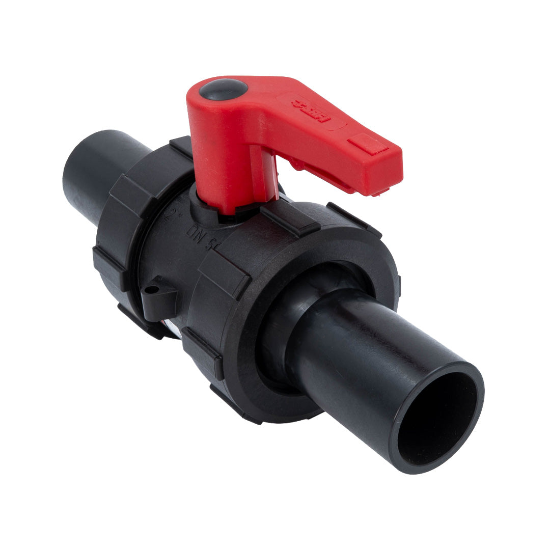 SAFI GRP Double Union Ball Valve PE End
