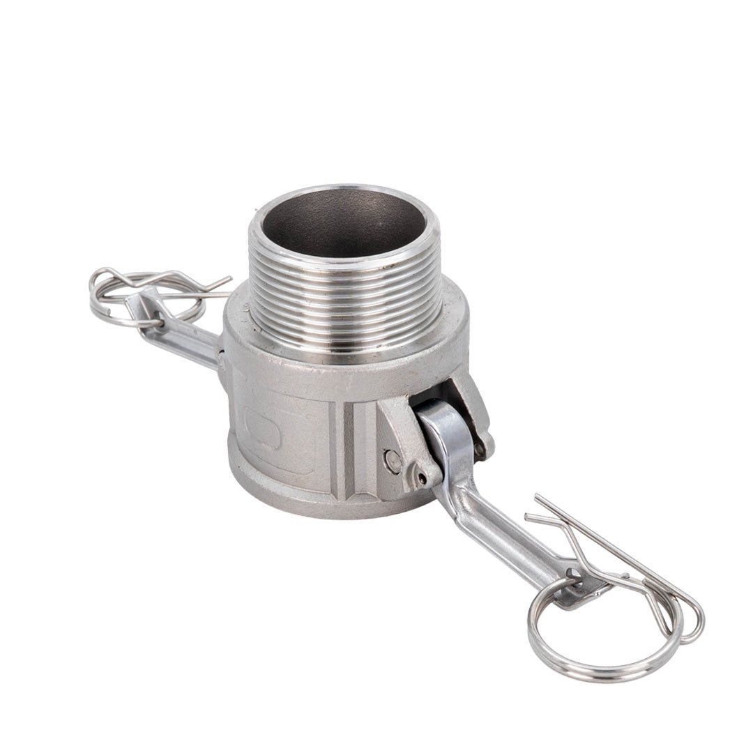 SS Camlock Male BSP x Coupler - B