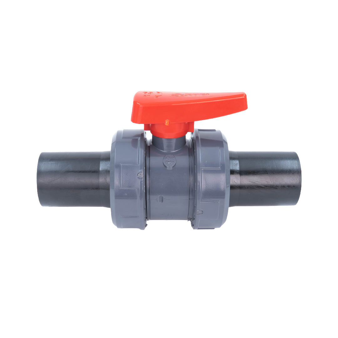 SAFI PVC Ball Valve HDPE Spigot Ends