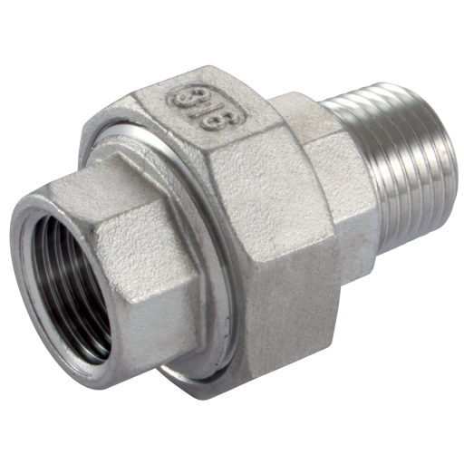 Unions, - BSPT Male x BSPP Female (2 piece), Hexagon