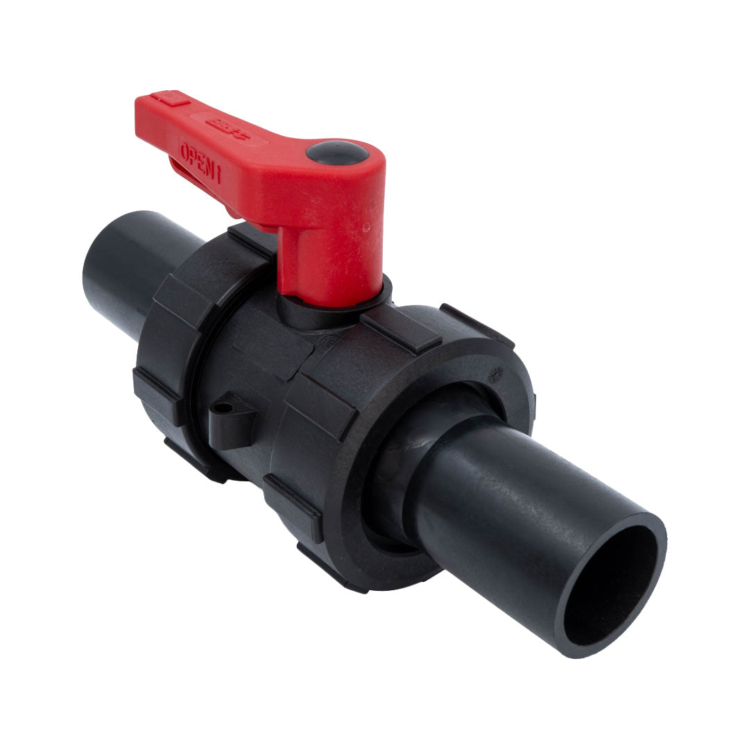 SAFI GRP Double Union Ball Valve PE End