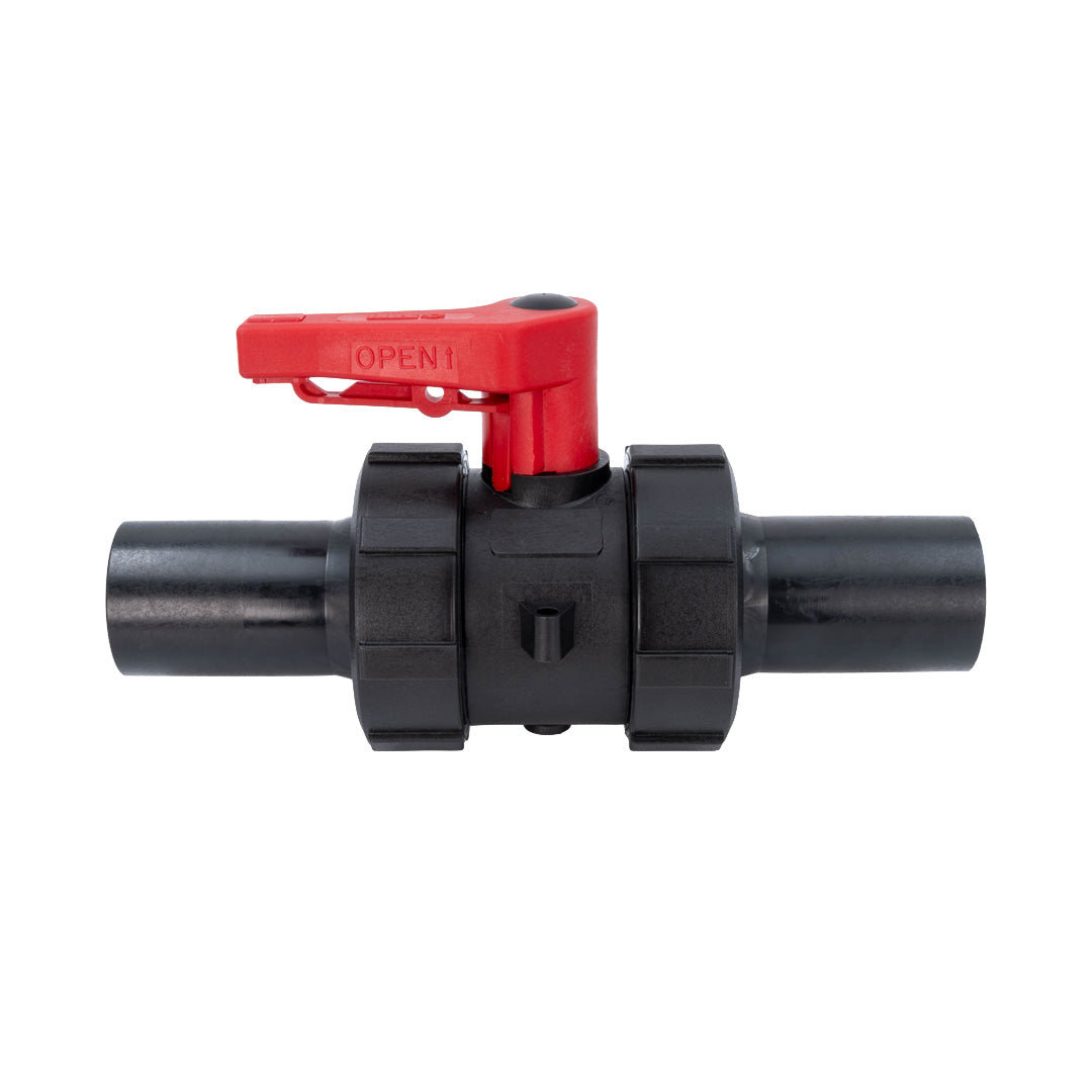 SAFI GRP Double Union Ball Valve PE End
