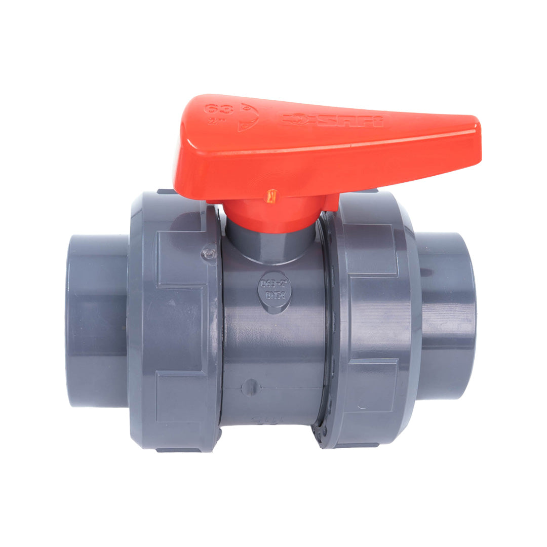 SAFI PVC Ball Valve Plain Metric