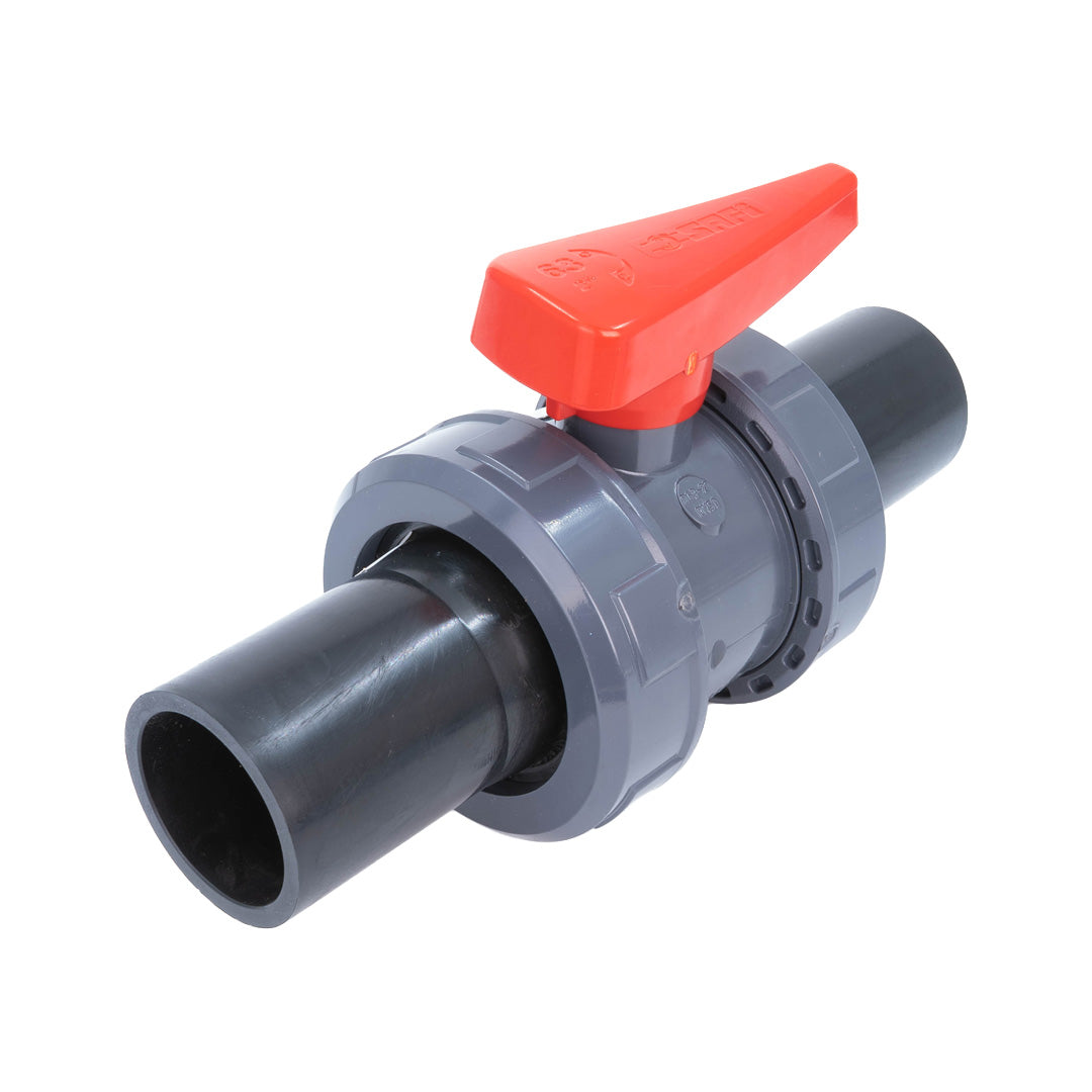 SAFI PVC Ball Valve HDPE Spigot Ends
