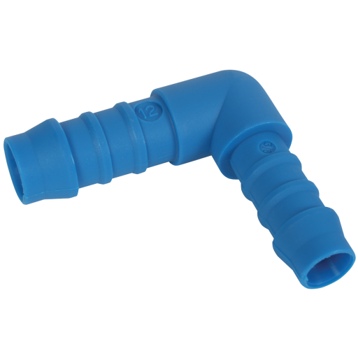 90° Elbow Connectors, Tefen - Reducing Tube x Tube