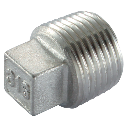 Stainless Plug Sqaure Head