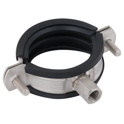 Ceiling Mounted Pipe Clip - Stainless Steel