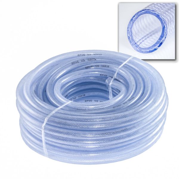 Braided PVC Hose 15m