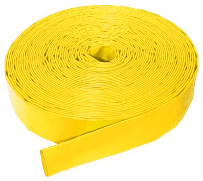 Layflat Yellow 25m Coil | Layflat Hose | Flat Hose | T-mex Express